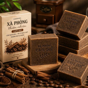 Xà Phòng Cà Phê Quế Thảo Dược Natural Soap