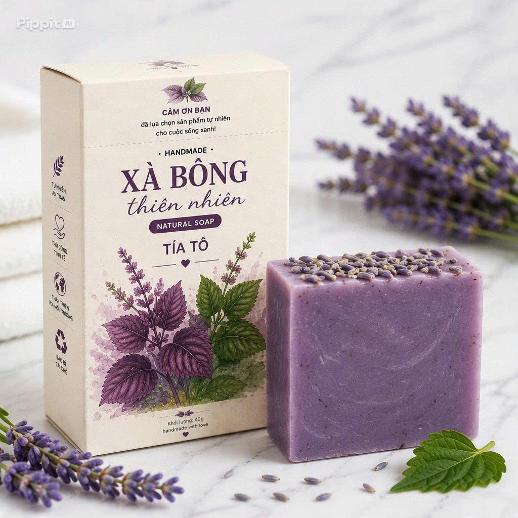 Xà Phòng Oải Hương Natural Soap - Ảnh 3