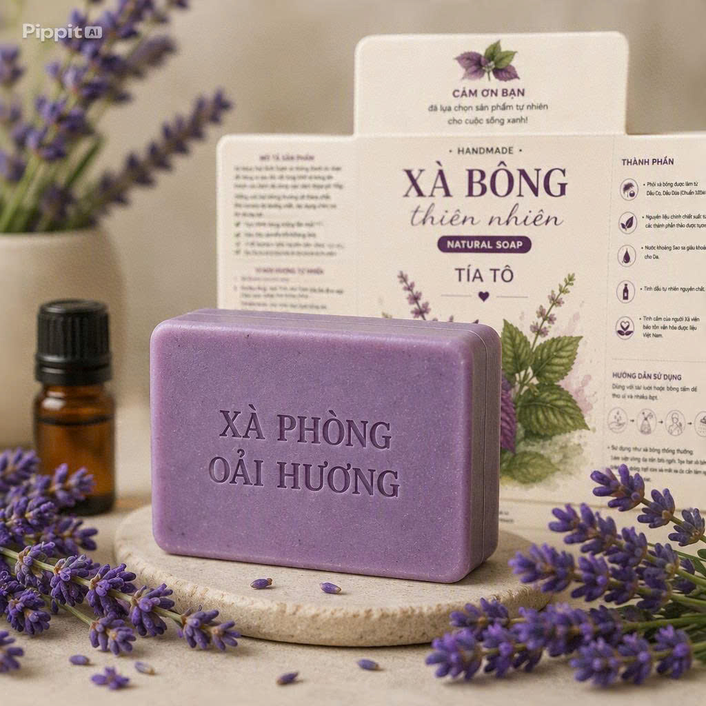 Xà Phòng Oải Hương Natural Soap - Ảnh 4