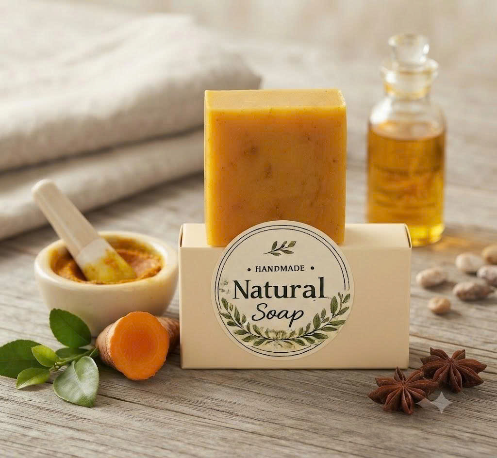 Xà Phòng Nghệ Natural Soap - Ảnh 4