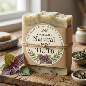 Xà Phòng Tía Tô Natural Soap